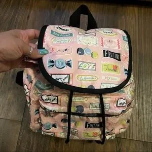 LeSportsac Essential Mini Voyager Backpack, Sweet Talk Pink Lesportsac Voyager Backpack Sweet Talk Pink New with Tags | eBay main image 4